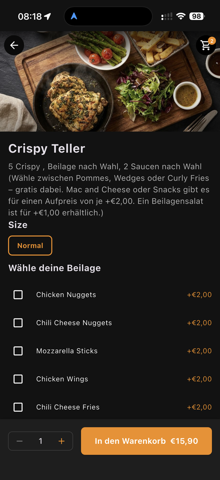 App product detail
